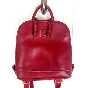 Dooney & Bourke Red Leather Backpack
